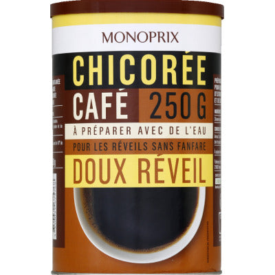 Monoprix Chicorée Café Soluble, Doux Réveil 250g Monoprix Chicorée Café Soluble, Doux Réveil 250G