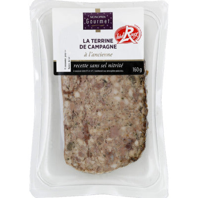 Monoprix Gourmet Terrine de campagne à l'ancienne 160g Monoprix Gourmet Terrine de campagne à l'ancienne 160g