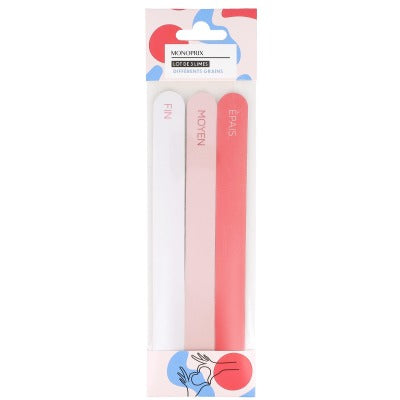 Monoprix Accessoires Limes Différents Grains New X3 Monoprix Accessoires Limes Différents Grains New X3