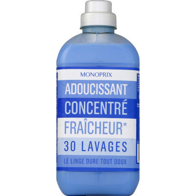 Monoprix Adoucissant Concentré Fraicheur 750ml Monoprix Adoucissant Concentré Fraicheur 750ml