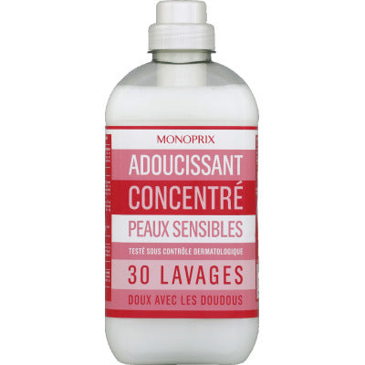 Monoprix Adoucissant Peaux Sensibles 750Ml Monoprix Adoucissant Peaux Sensibles 750Ml