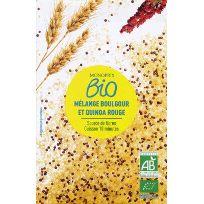 Monoprix Bio Boulgour Quinoa 400g Monoprix Bio Boulgour Quinoa 400G