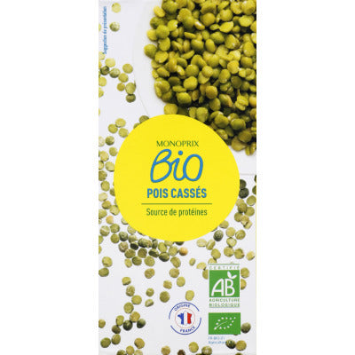 Monoprix Bio Pois cassés 500g Monoprix Bio Pois cassés 500g