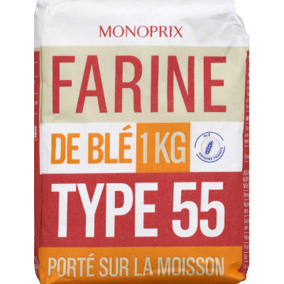 Monoprix Farine De Blé Type 55 1kg Monoprix Farine De Blé Type 55 1kg