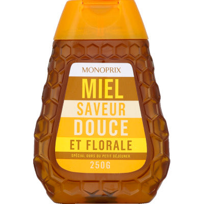 Monoprix Miel Saveur Douce et Florale 250g Monoprix Miel Saveur Douce et Florale 250g
