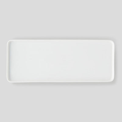 Monoprix Maison Plat Rectangulaire, 38Cm, Blanc, Grand Modèle Monoprix Maison Plat Rectangulaire, 38Cm, Blanc, Grand Modèle