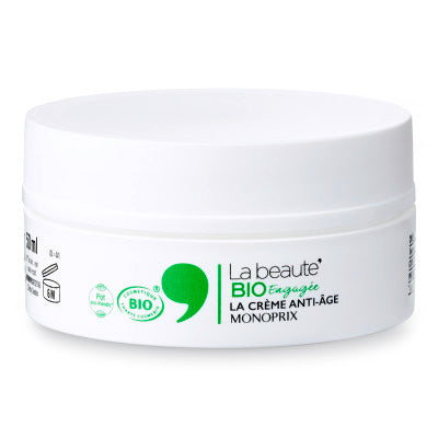 Monoprix La Beauté Bio Engagée La Crème Anti-Âge 50ml Monoprix La Beauté Bio Engagée La Crème Anti-Âge 50Ml