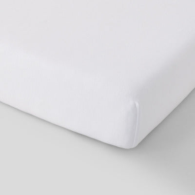 Monoprix Maison Drap Housse 140X190cm, Blanc, Jersey en Coton Bio Monoprix Maison Drap Housse 140X190cm, Blanc, Jersey en Coton Bio