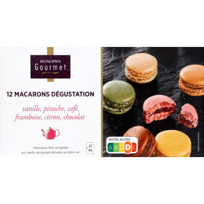 Monoprix Gourmet 12 Macarons Dégustation 154g Monoprix Gourmet 12 Macarons Dégustation 154g