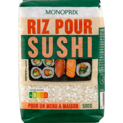 Monoprix Riz Sushi 500g Monoprix Riz Sushi 500g