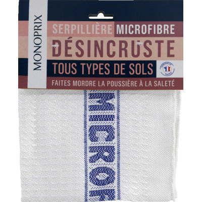 Monoprix Serpillière Microfibre 45X50 Cm Monoprix Serpillière Microfibre 45X50 Cm
