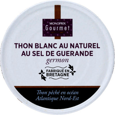 Monoprix Gourmet Thon Blanc Au Naturel 160g Monoprix Gourmet Thon Blanc Au Naturel 160g