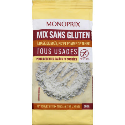 Monoprix Mix Sans Gluten 500g Monoprix Mix Sans Gluten 500g