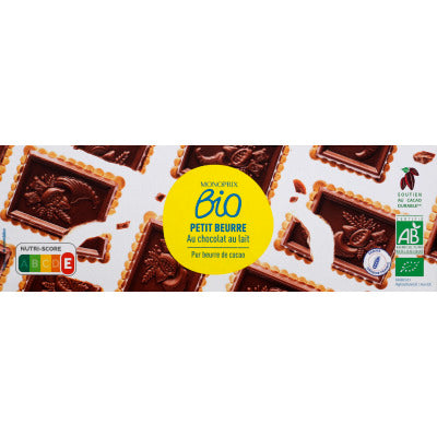 Monoprix Bio Petits beurre au Chocolat au lait 150g Monoprix Bio Petits beurre au Chocolat au lait 150g