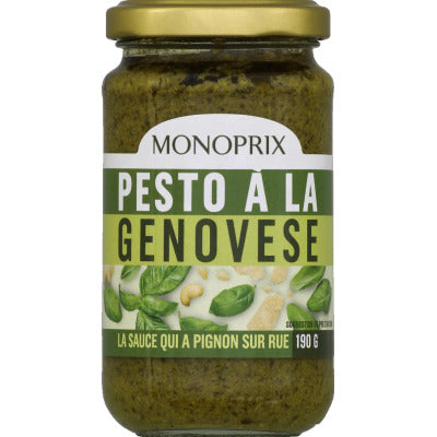 Monoprix Pesto à la Genovese 190g Monoprix Pesto à la Genovese 190g