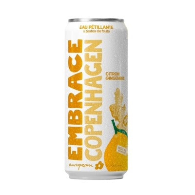 Embrace Eau pétillante Citron gingembre 33cl Embrace Eau pétillante Citron gingembre 33cl