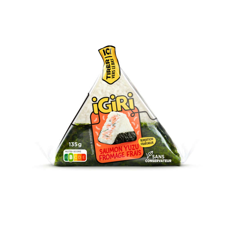 Sonigri Onigiri saumon fromage frais Sonigri Onigiri saumon fromage frais
