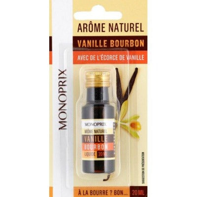 Monoprix Arôme Naturel De Vanille Bourbon 20Ml Monoprix Arôme Naturel De Vanille Bourbon 20Ml
