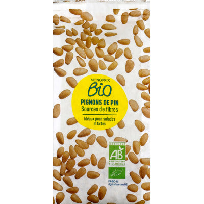 Monoprix Bio Pignons de Pin 80g Monoprix Bio Pignons de Pin 80g