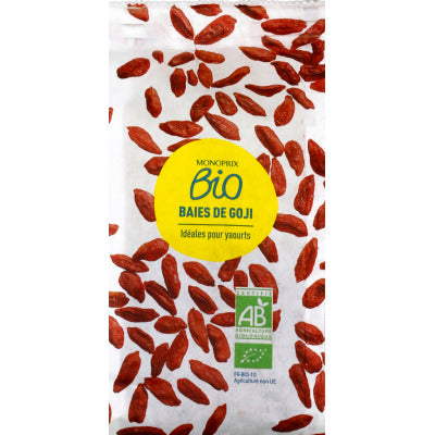 Monoprix Bio Baies de Goji Séchées 100g Monoprix Bio Baies de Goji Séchées 100g