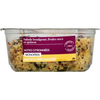 Monoprix Salade Boulgour citron 200g Monoprix Salade Boulgour citron 200g