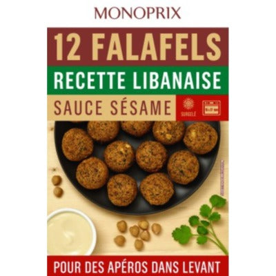 Monoprix Falafels avec sauce sésame 280g Monoprix Falafels avec sauce sésame 280g
