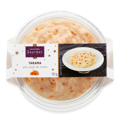 Monoprix Gourmet Tarama aux Oeufs de Truite 135g Monoprix Gourmet Tarama aux Oeufs de Truite 135g