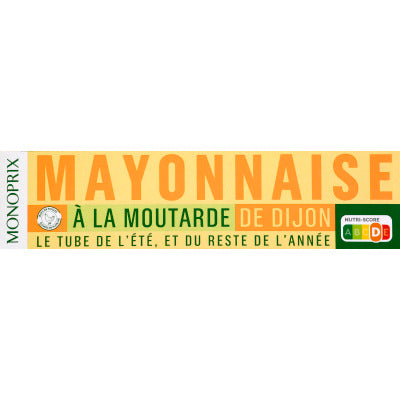 Monoprix Mayonnaise à la moutarde de Dijon 175g Monoprix Mayonnaise à la moutarde de Dijon 175g