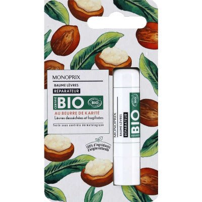 Monoprix Bio Baume Lèvres Karité 4,8g Monoprix Bio Baume Lèvres Karité 4,8g