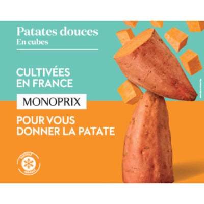 Monoprix Patates Douces en Cubes 600g Monoprix Patates Douces en Cubes 600g