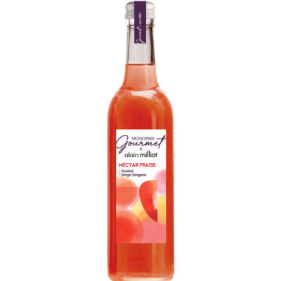 Monoprix Gourmet x Alain Milliat Nectar de Fraise 75cl Monoprix Gourmet x Alain Milliat Nectar de Fraise 75cl