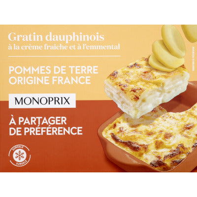 Monoprix Gratin Dauphinois 450g Monoprix Gratin Dauphinois 450g