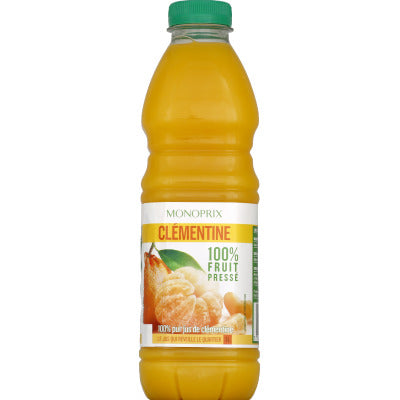 Monoprix Jus de clementine 100% fruit press Monoprix Jus de clementine 100% fruit press