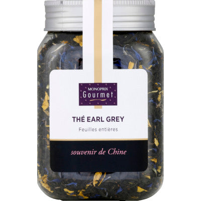 Monoprix Gourmet Thé Earl Grey, Feuilles Entières 125g Monoprix Gourmet Thé Earl Grey, Feuilles Entières 125g