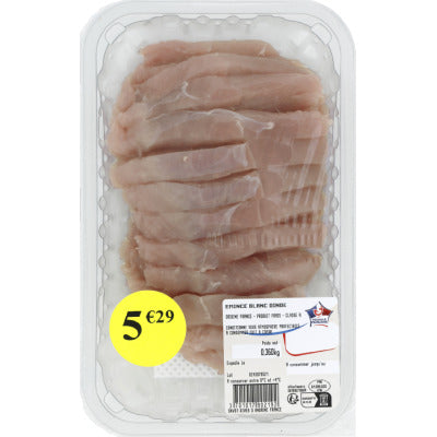 Gamme Neutre Eminces Blanc De Dinde 360g Gamme Neutre Eminces Blanc De Dinde 360g