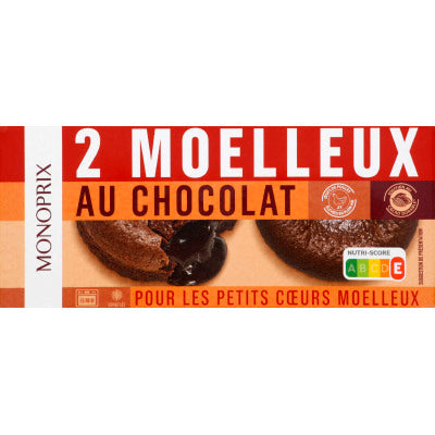 Monoprix Moelleux au chocolat 190g Monoprix Moelleux au chocolat 190g