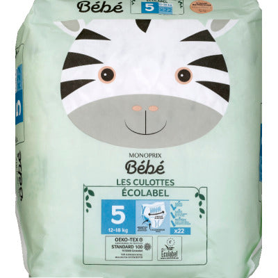 Monoprix Bébé Culottes Ecologique T5 x22 Monoprix Bébé Culottes Ecologique T5 x22