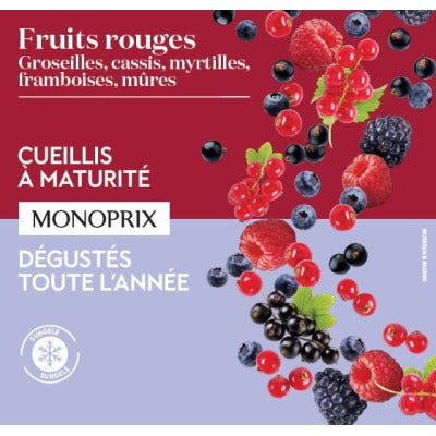 Monoprix Mélange Fruits Rouges 500g Monoprix Mélange Fruits Rouges 500g