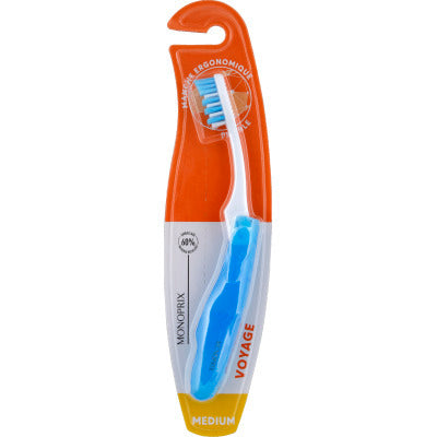 Monoprix Brosse À Dents Voyage Pliable x1 Monoprix Brosse À Dents Voyage Pliable x1