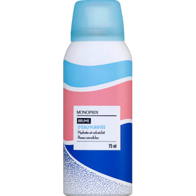 Monoprix Brume d'eau purifiée 75ml Monoprix brume d'eau purifiée 75ml