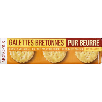 Monoprix Galettes Bretonnes Pur Beurre 125g Monoprix Galettes Bretonnes Pur Beurre 125g
