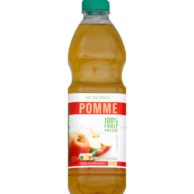 Monoprix jus de pomme 100% pressé 1.5L Monoprix jus de pomme 100% pressé 1.5L