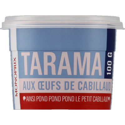 Monoprix Tarama aux Œufs de Cabillaud 100g Monoprix Tarama aux Œufs de Cabillaud 100g