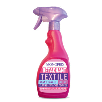 Monoprix Spray Détachant Textile avant Lavage 500ml Monoprix Spray Détachant Textile avant Lavage 500ml