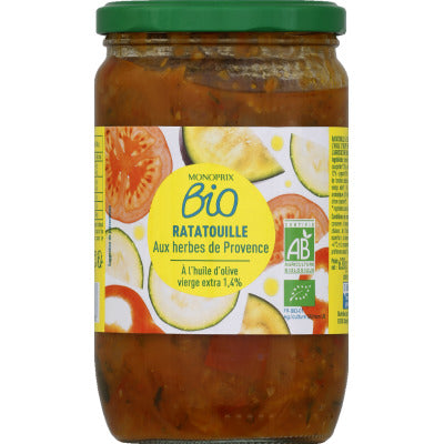 Monoprix Bio Ratatouille Aux Herbes de Provence 630g Monoprix Bio Ratatouille Aux Herbes de Provence 630g