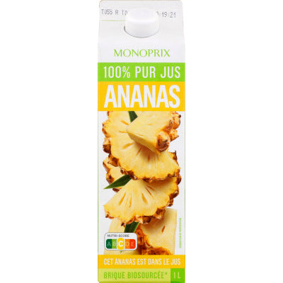 Monoprix Jus d’Ananas 1L Monoprix Jus d’Ananas 1L