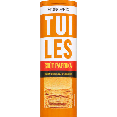 Monoprix Tuiles goût paprika 170g Monoprix Tuiles goût paprika 170g