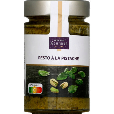 Monoprix Gourmet Pesto à la Pistache 180g Monoprix Gourmet Pesto à la Pistache 180g