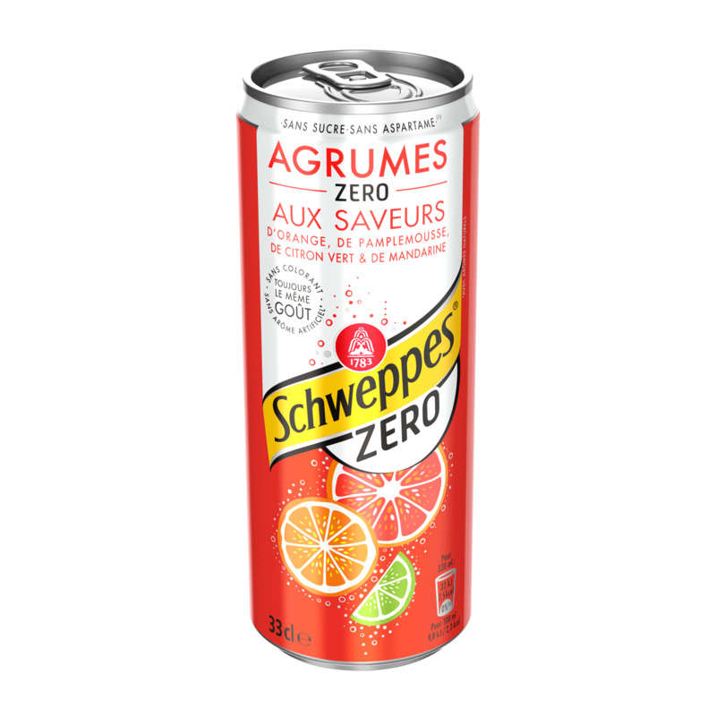 Schweppes Agrum' Zéro 33cl Schweppes Agrum' Zéro 33cl