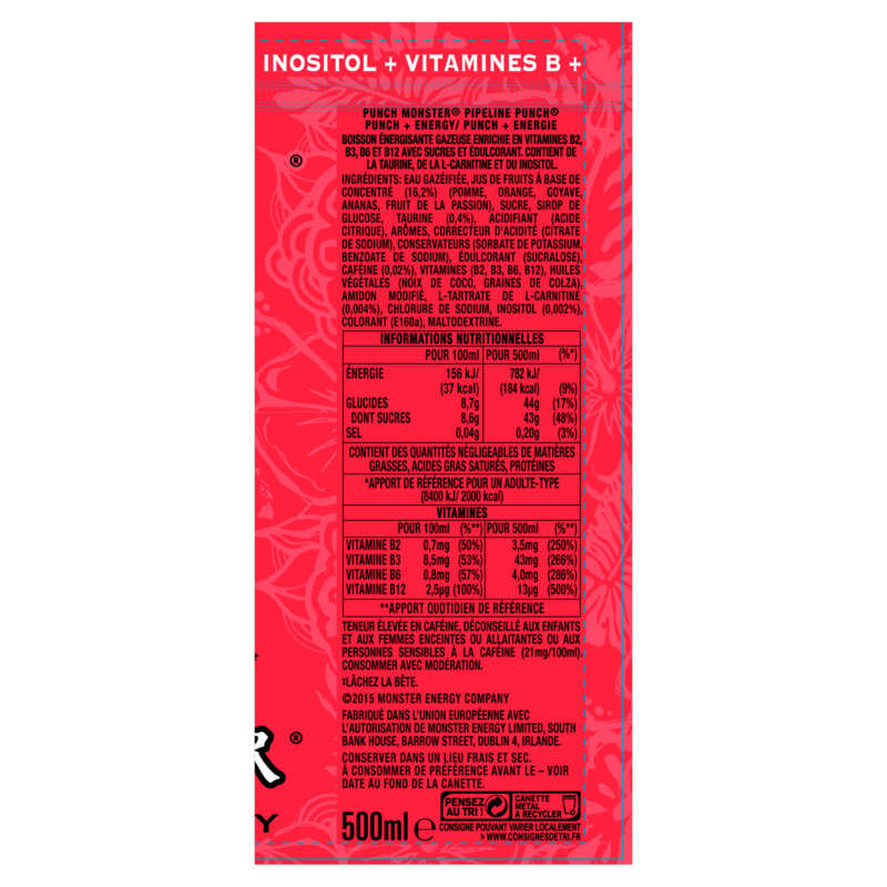Monster Punch Pipeline La Canette De 50Cl Monster Punch Pipeline La Canette De 50Cl